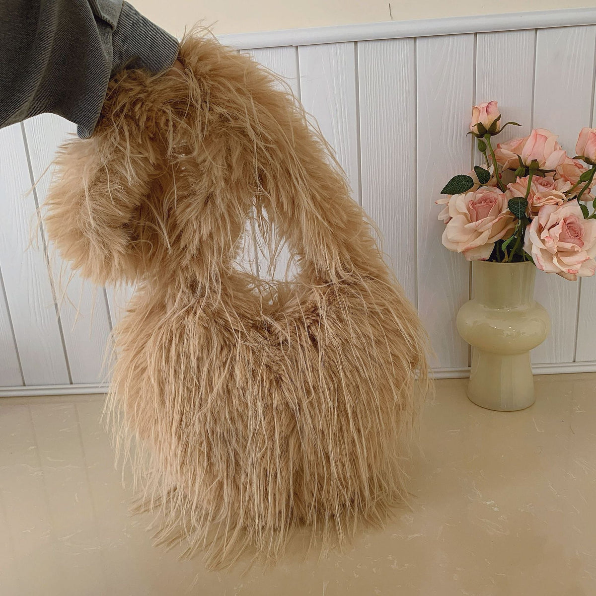 Fringed Heart Plush Bag Spice Girl Shoulder Bag