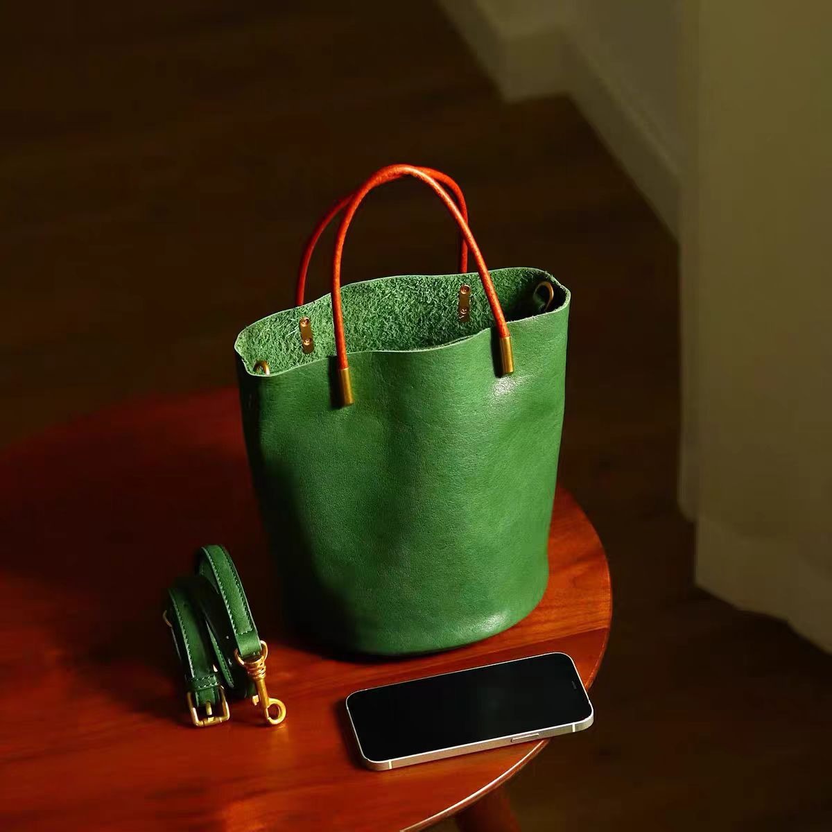 The Aria Mini Bucket Bag