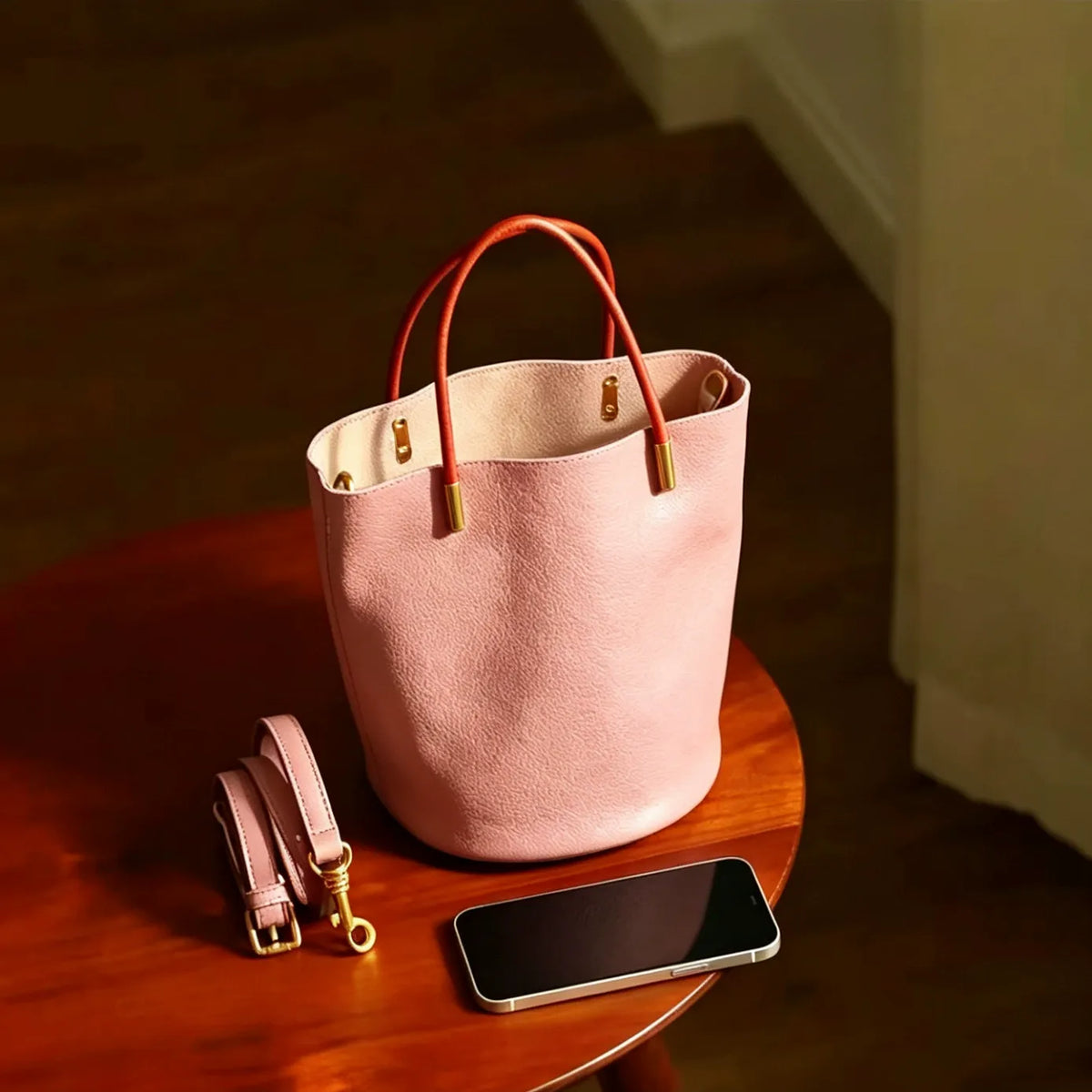 The Aria Mini Bucket Bag