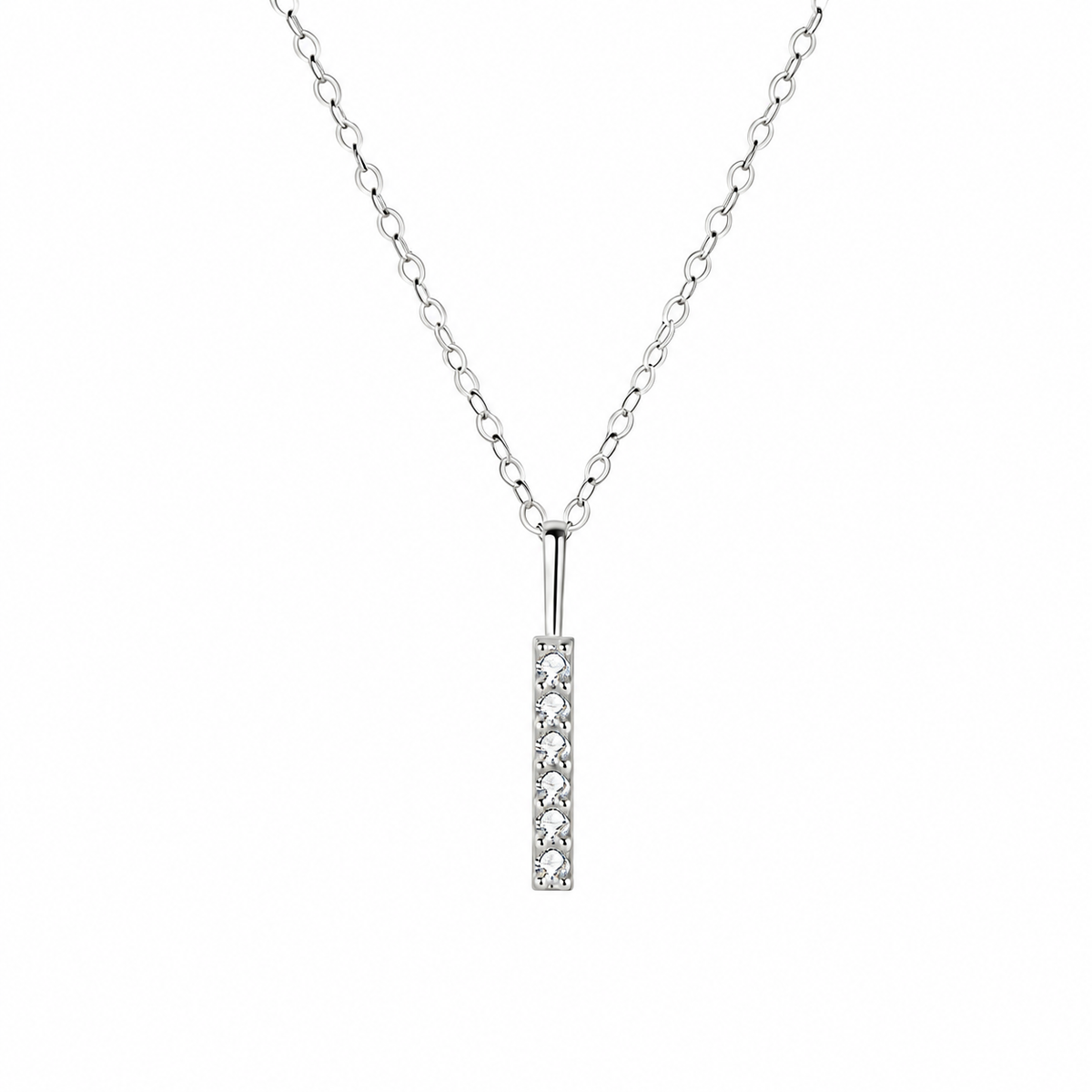 The Elira Linear Zircon Necklace