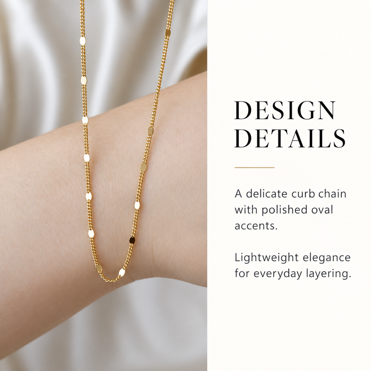 The Livia Minimal Chain Necklace