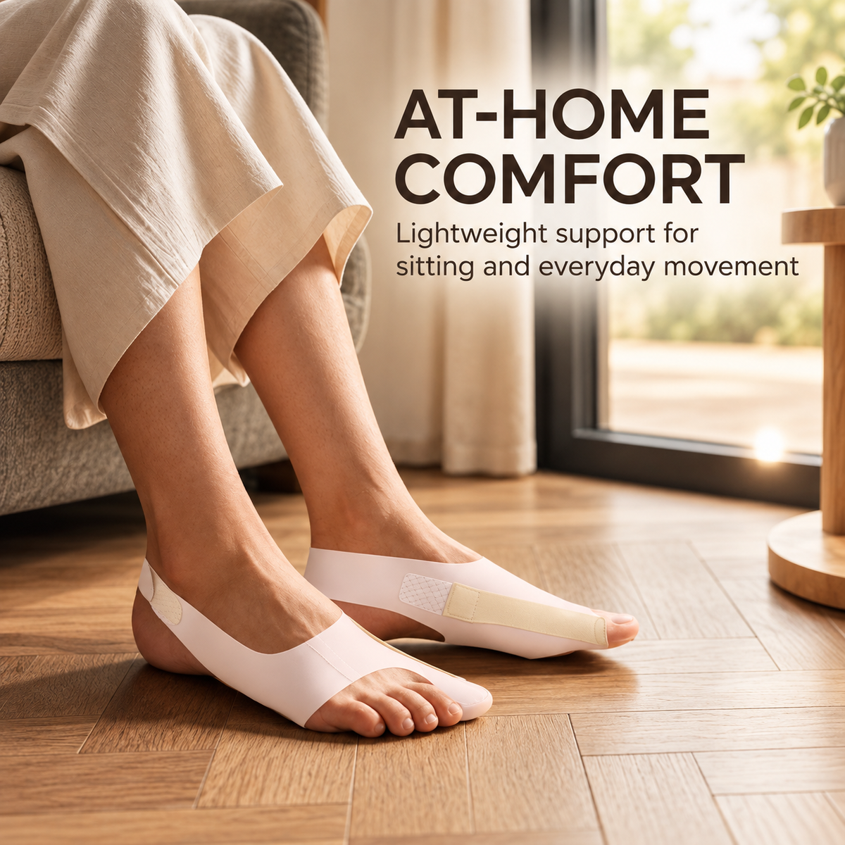 Ultra-Thin Bunion Support Sleeve for Everyday Wear